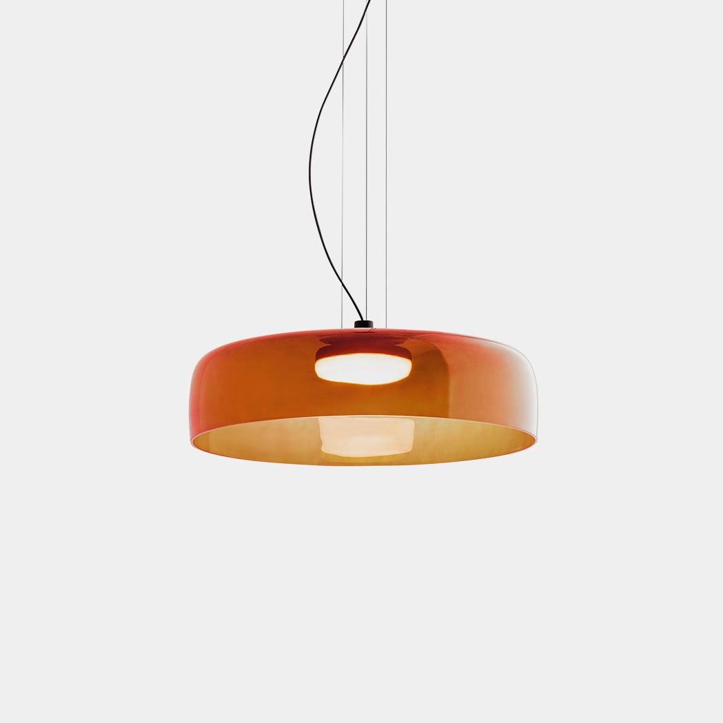 Nordic Pendelleuchte aus Glas und Metall – Hängelampe für Esszimmer und Küche, Einstellbare Hängelänge, Inklusive LED-Glühbirne 11