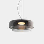 Nordic Pendelleuchte aus Glas und Metall – Hängelampe für Esszimmer und Küche, Einstellbare Hängelänge, Inklusive LED-Glühbirne 14