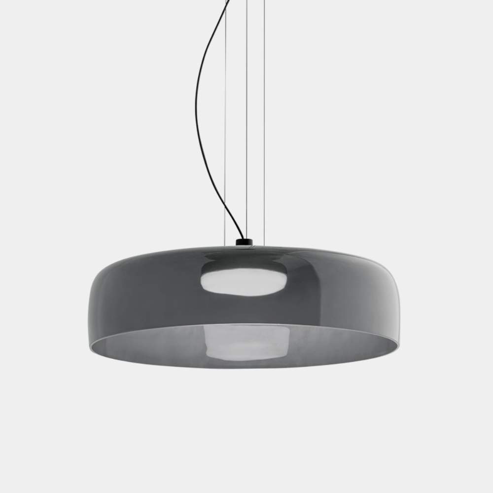 Nordic Pendelleuchte aus Glas und Metall – Hängelampe für Esszimmer und Küche, Einstellbare Hängelänge, Inklusive LED-Glühbirne 9