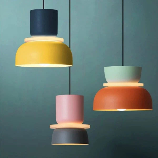 Nordic Pendelleuchte im Skandinavischen Design – Aluminium & Acryl, Ideal für Esszimmer und Wohnräume, Hängelampe für Stilvolle Beleuchtung 1