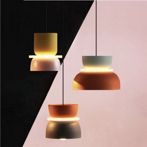 Nordic Pendelleuchte im Skandinavischen Design – Aluminium & Acryl, Ideal für Esszimmer und Wohnräume, Hängelampe für Stilvolle Beleuchtung 2
