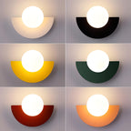 Nordische Wandleuchte Everest – Halbkreis Wandlampe aus Metall und PVC mit LED-Beleuchtung, 25x15cm, für Wohnräume 4