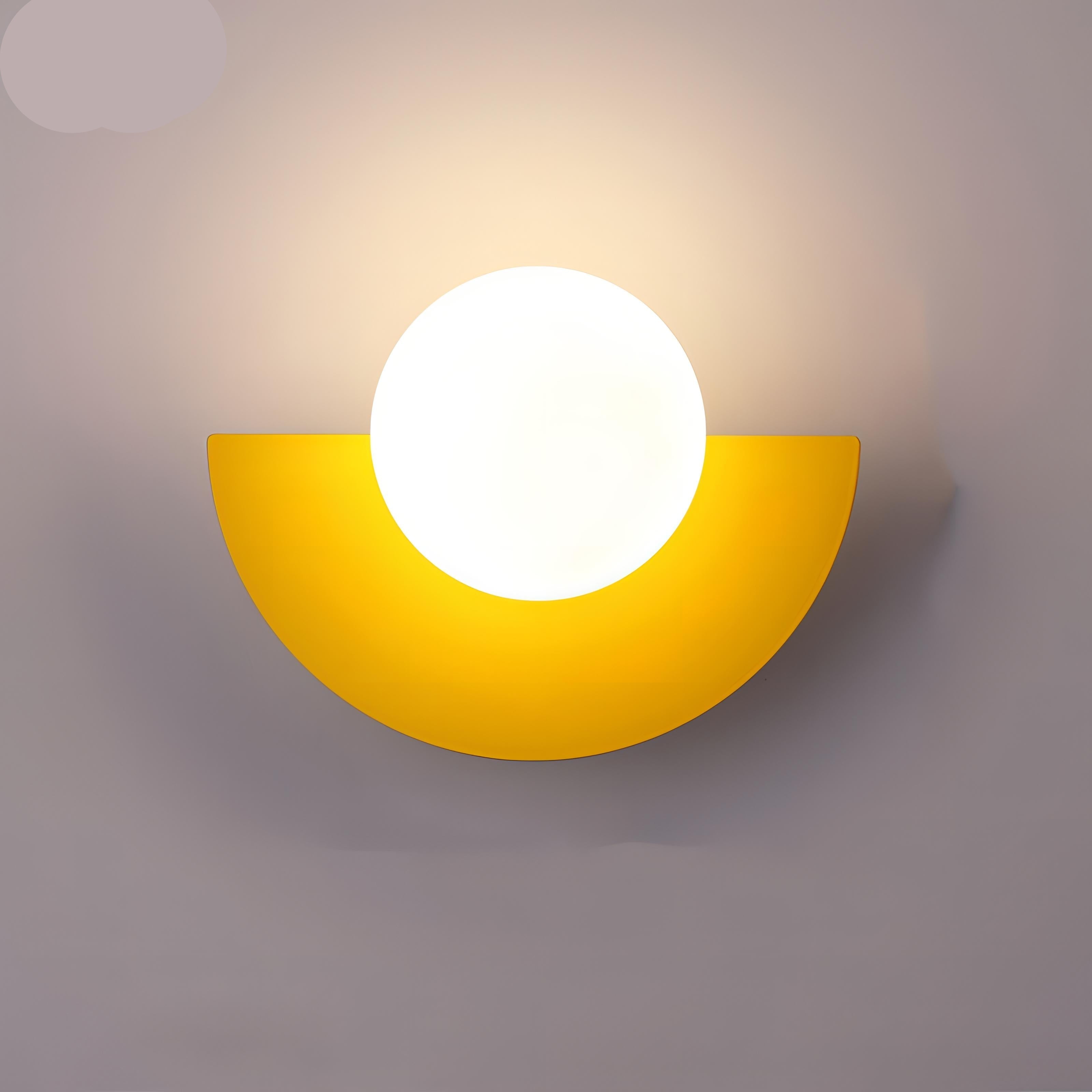 Nordische Wandleuchte Everest – Halbkreis Wandlampe aus Metall und PVC mit LED-Beleuchtung, 25x15cm, für Wohnräume 6