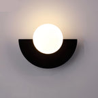 Nordische Wandleuchte Everest – Halbkreis Wandlampe aus Metall und PVC mit LED-Beleuchtung, 25x15cm, für Wohnräume 9