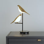 Postmoderne LED-Tischlampe im Vogel-Design – Elegante Nachttischlampe für Schlafzimmer und Wohnzimmer 0