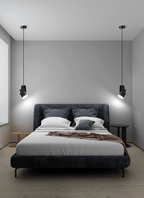 Skandinavische Hängelampe aus Holz und Metall für Esstisch – Elegante Pendelleuchte mit Minimalistischem Design 4