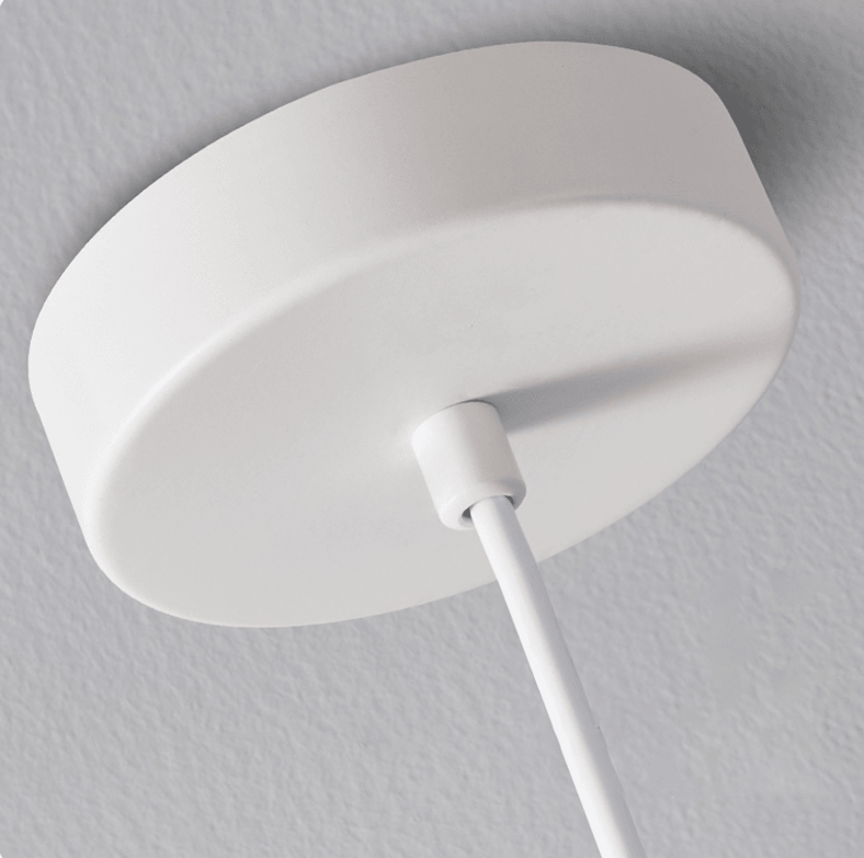Skandinavische Hängelampe aus Holz und Metall für Esstisch – Elegante Pendelleuchte mit Minimalistischem Design 8