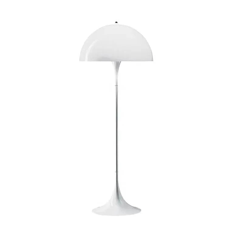 Skandinavische LED Stehleuchte im Pilzdesign – Elegante Acryl Stehlampe für Gemütliche Beleuchtung, 50 cm Durchmesser, 130 cm hoch 5