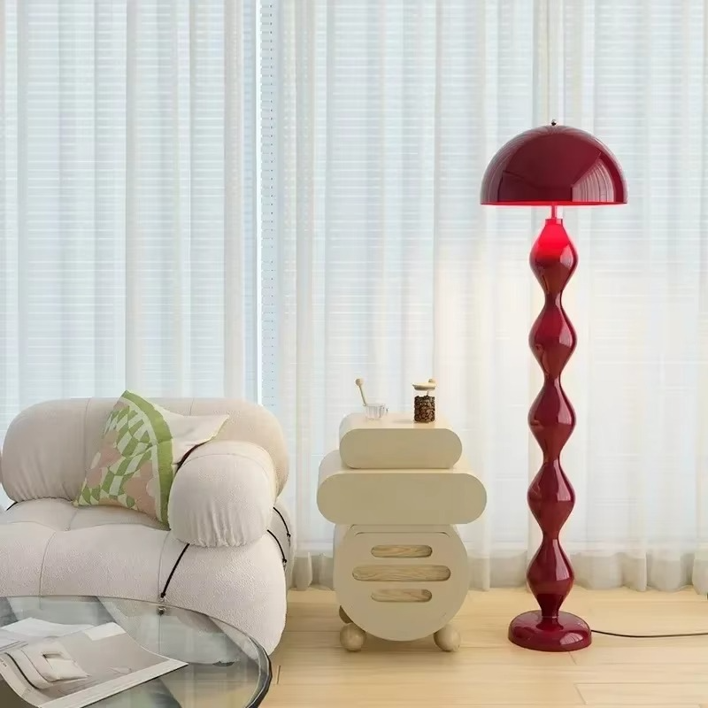 Skandinavische Stehleuchte 150 cm – Minimalistische LED Stehlampe aus Metall für Wohn- und Schlafzimmer 3