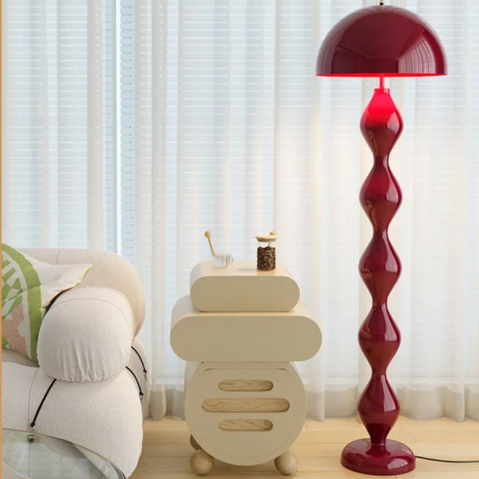 Skandinavische Stehleuchte 150 cm – Minimalistische LED Stehlampe aus Metall für Wohn- und Schlafzimmer 7