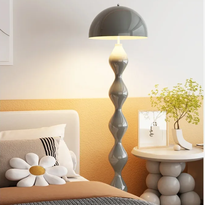 Skandinavische Stehleuchte 150 cm – Minimalistische LED Stehlampe aus Metall für Wohn- und Schlafzimmer 8