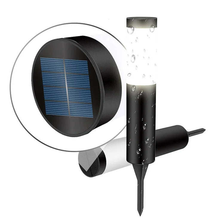 Solarbetriebene Wasserdichte Gartenlampe mit Effizienter LED-Beleuchtung – 50 cm Hoch für Außenbereiche und Terrassen 0