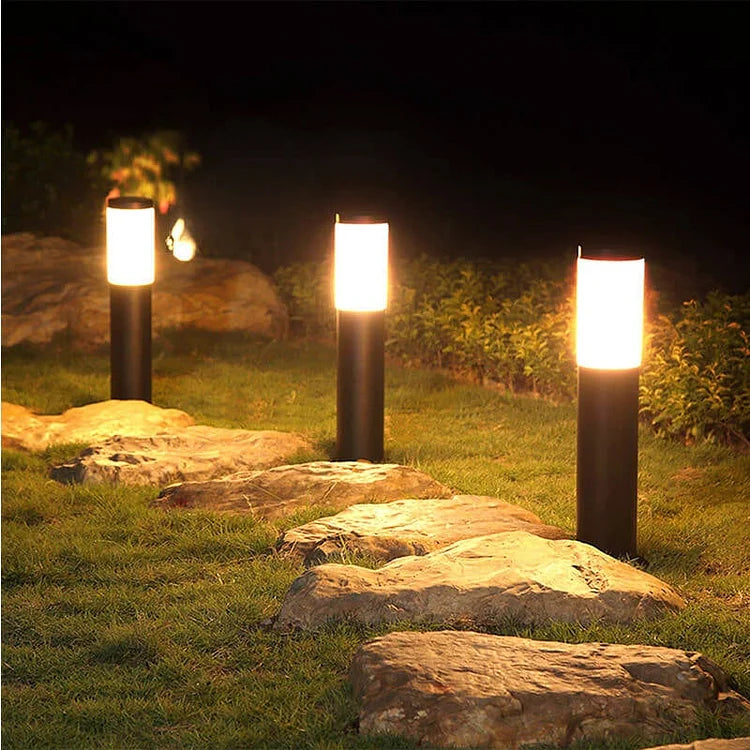 Solarbetriebene Wasserdichte Gartenlampe mit Effizienter LED-Beleuchtung – 50 cm Hoch für Außenbereiche und Terrassen 1