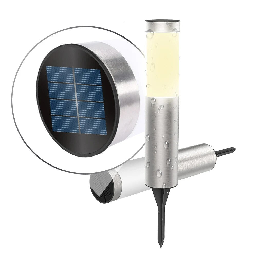 Solarbetriebene Wasserdichte Gartenlampe mit Effizienter LED-Beleuchtung – 50 cm Hoch für Außenbereiche und Terrassen 6