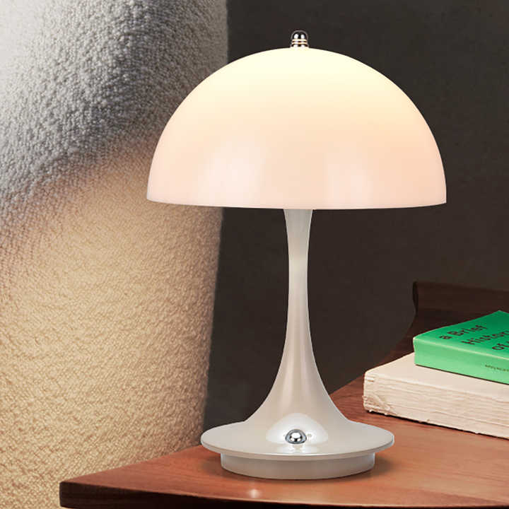 Tischleuchte mit Dimmer – Elegante Dimmbar Tischlampe ohne Kabel für Wohnbereich und Nachttisch 0