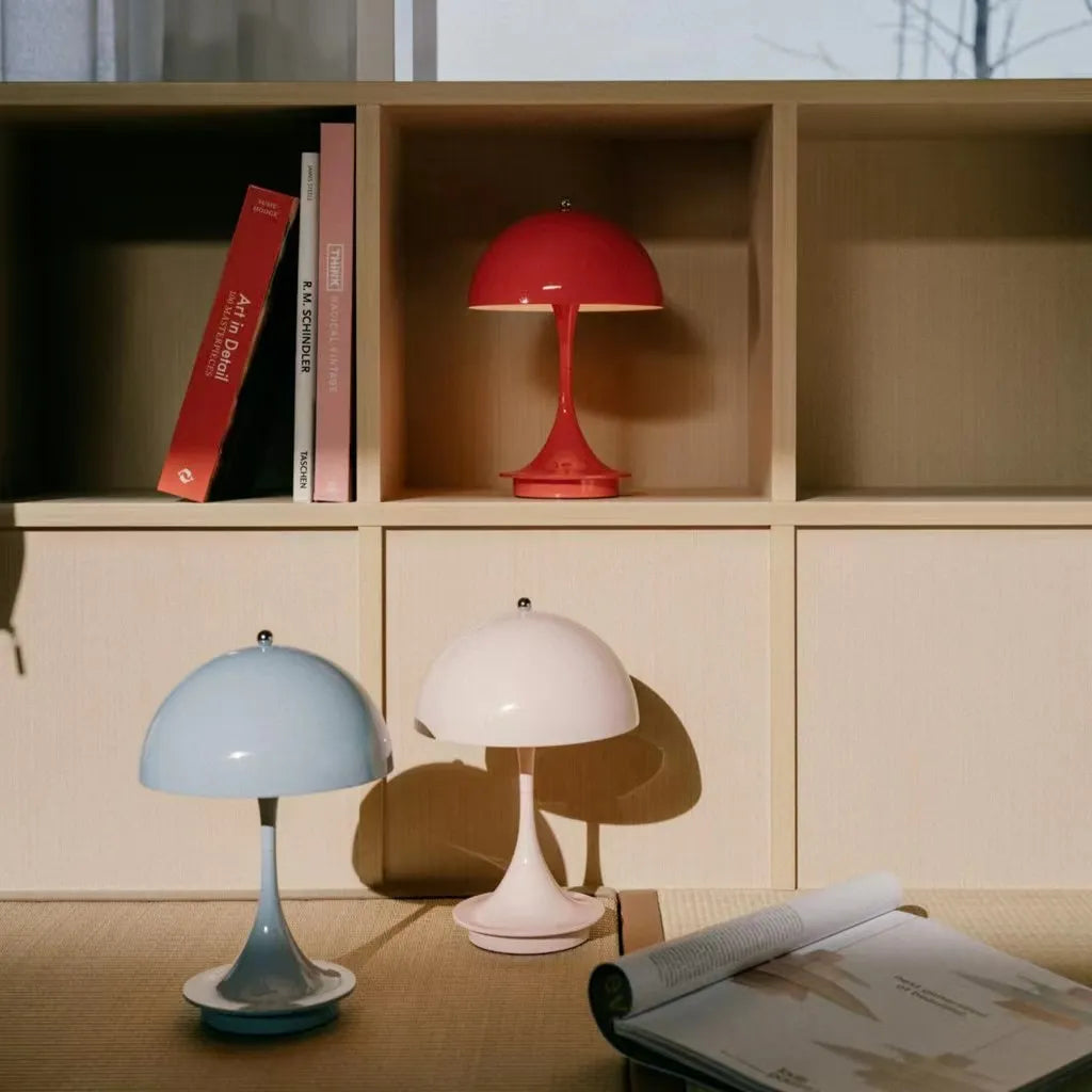 Tischleuchte mit Dimmer – Elegante Dimmbar Tischlampe ohne Kabel für Wohnbereich und Nachttisch 5