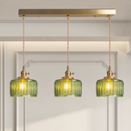 Vintage Hängeleuchte aus Zylinderglas – Verstellbare Pendelleuchte für Esszimmer und Wohnzimmer, Elegante Hängelampe mit Warmem Licht 6