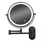 Wiederaufladbarer LED Schminkspiegel mit Licht und Vergrößerung – Eleganter Kosmetikspiegel für Badezimmer und Make-up 4