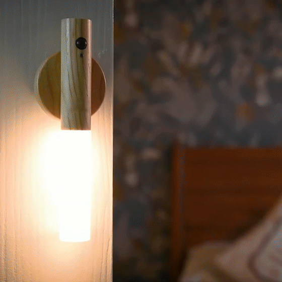 Wiederaufladbares Nachtlicht mit Bewegungsmelder – LED Sensorlicht für Flur, Treppenhaus, Bad und Schlafzimmer 1